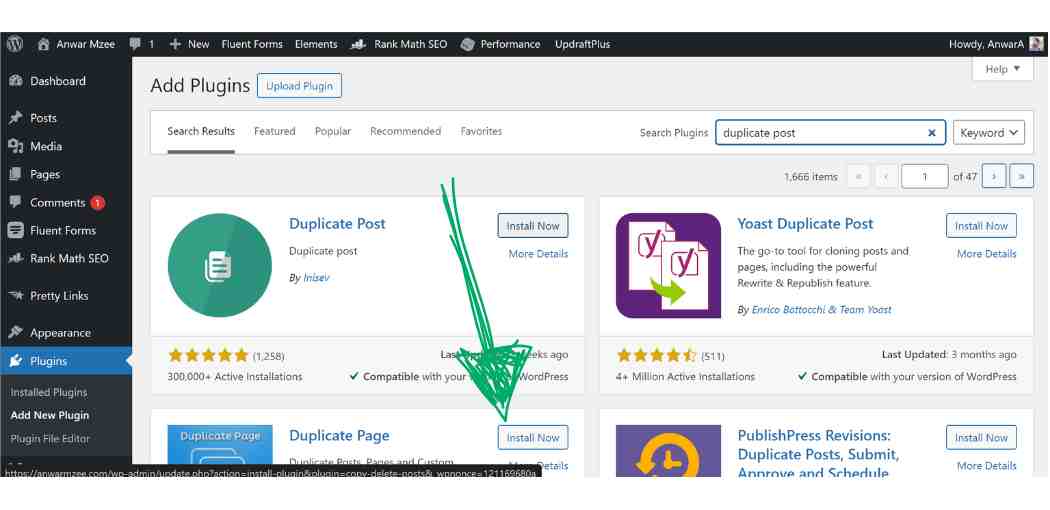 How to Duplicate a Page in WordPress: Quick and Easy Methods 7 Installing and Activating the page duplicating Plugin